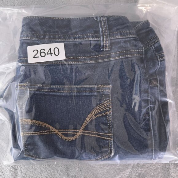 Roz & Ali Cropped Skinny Jeans Womens Size 4 Low Rise Dark Wash Denim Blue - Picture 12 of 12